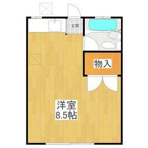 リエス駒生2(ワンルーム/1階)の間取り写真