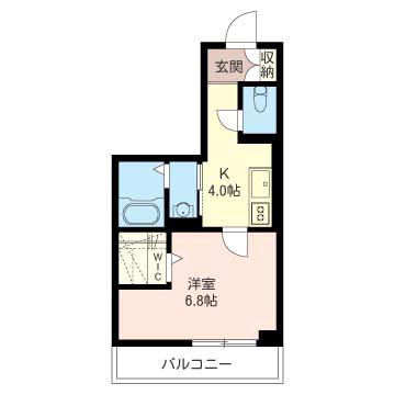 ステラ フェリーチェ(1K/1階)の間取り写真