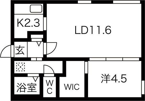 ART PARK II(1LDK/3階)の間取り写真