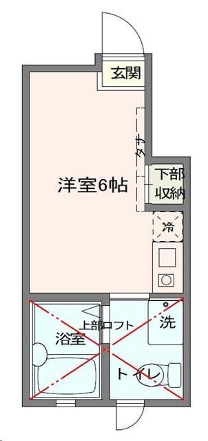 SEBO SEBO高田(ワンルーム/1階)の間取り写真