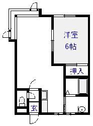 セルバ3・8(1LDK/2階)の間取り写真