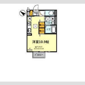 セジュール天満(ワンルーム/2階)の間取り写真