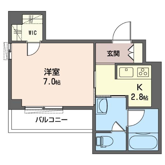 MKA STATE(1K/3階)の間取り写真