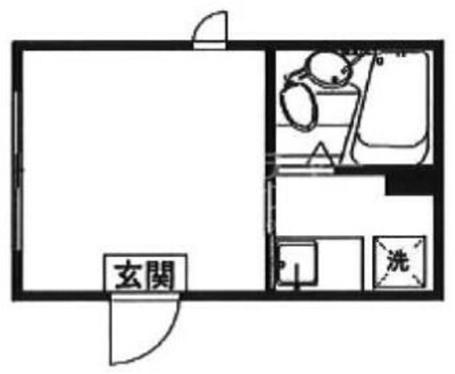 GC西早稲田(ワンルーム/2階)の間取り写真
