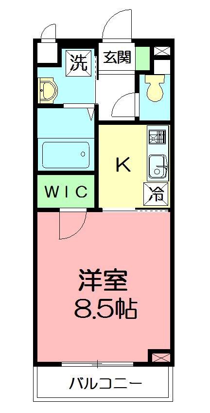 NOLIAR本郷台(1K/3階)の間取り写真