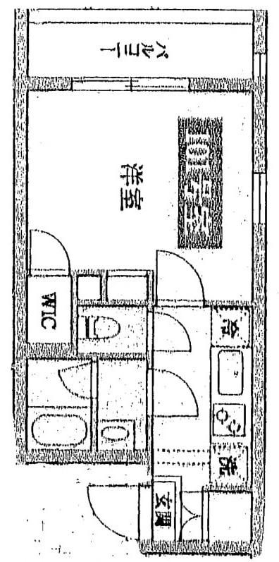 フォレスト世田谷代田(1K/1階)の間取り写真