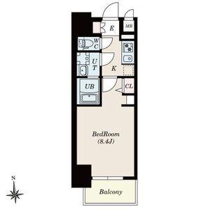 S-RESIDENCE尾頭橋BEAUTE FR・家電キャンペ(1K/4階)の間取り写真
