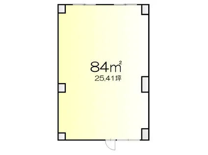 ヤシマ半田駅前ビル(ワンルーム/1階)の間取り写真