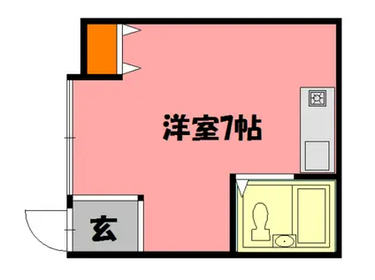 プレアール西明石(ワンルーム/3階)の間取り写真