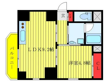 スティル・M(1LDK/5階)の間取り写真