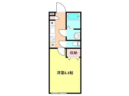 Y-3KASHIWA(1K/1階)の間取り写真