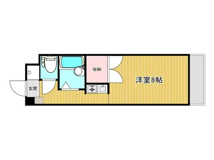 MKビル十日市(1K/2階)の間取り写真