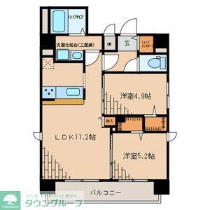 Z・R東別院(2LDK/6階)の間取り写真