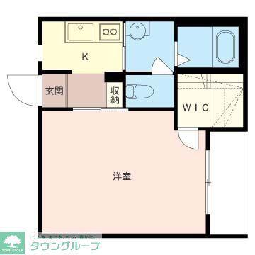 HALE KAPUA(1K/3階)の間取り写真