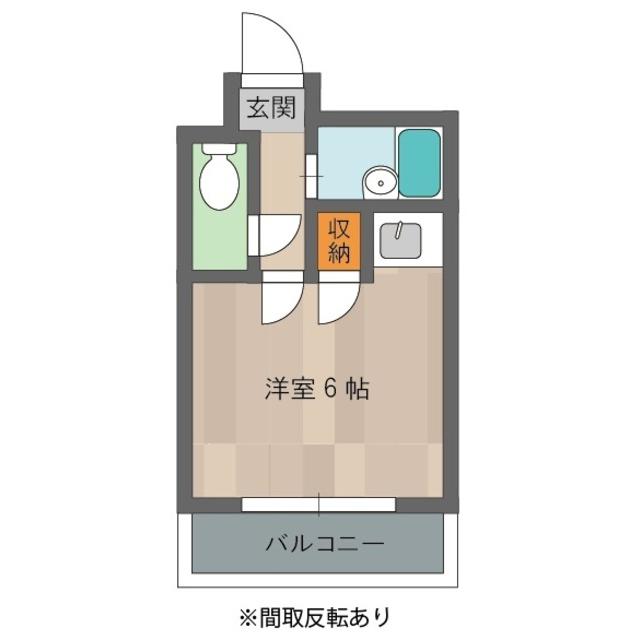 シャルマンフジ住吉壱番館(ワンルーム/3階)の間取り写真