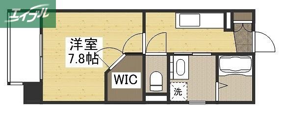 カサ・セグーラ田町(1K/5階)の間取り写真