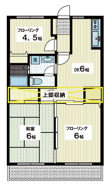 マンションエポック(3DK/1階)の間取り写真