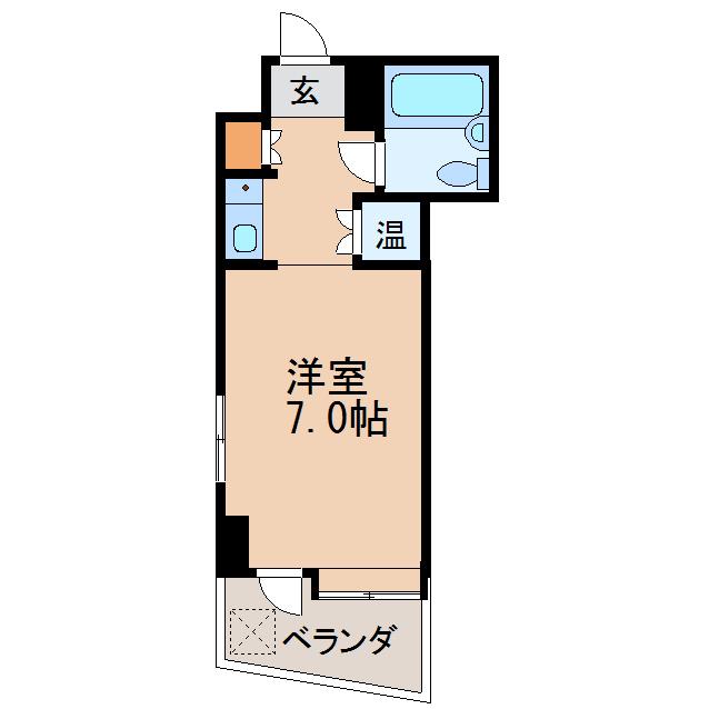 リアライズ錦(ワンルーム/8階)の間取り写真