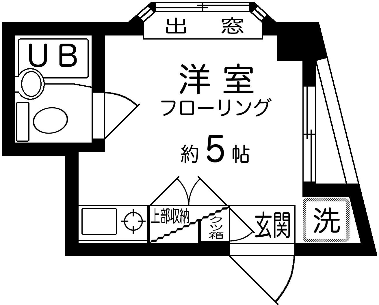 サニネス・コポ(ワンルーム/4階)の間取り写真
