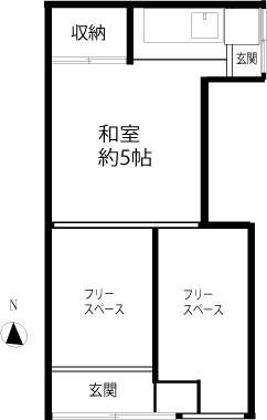西成区梅南1丁目(3K/1階)の間取り写真