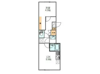 コフレ吉祥寺本町 401(1LDK/3階)の間取り写真