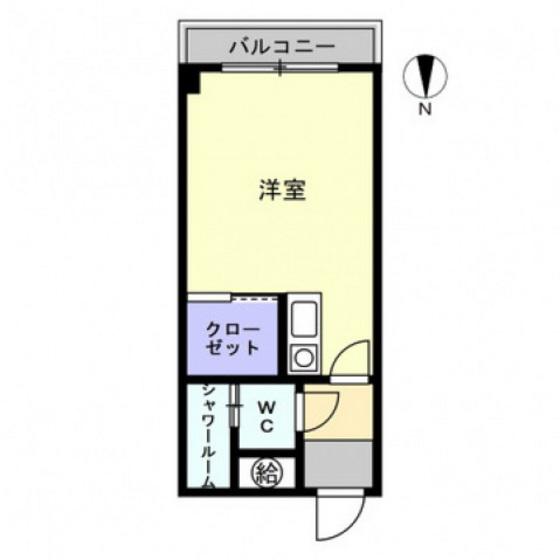 フレスコ京橋(ワンルーム/5階)の間取り写真