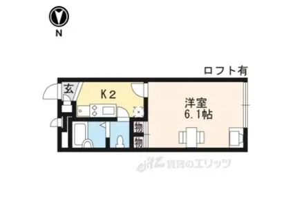 レオパレス甲南(1K/1階)の間取り写真
