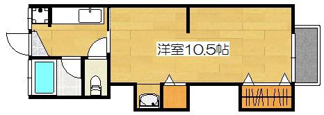 めぞん田代(1K/1階)の間取り写真
