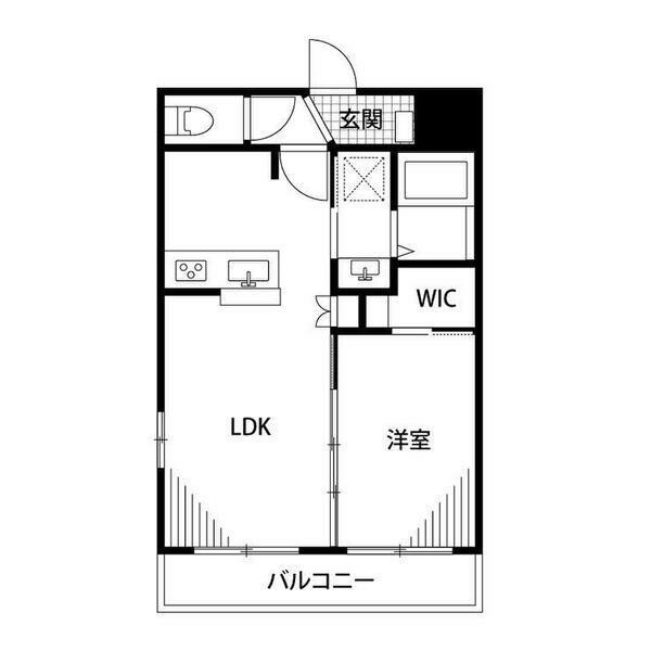 SEI SHELLII(1LDK/1階)の間取り写真
