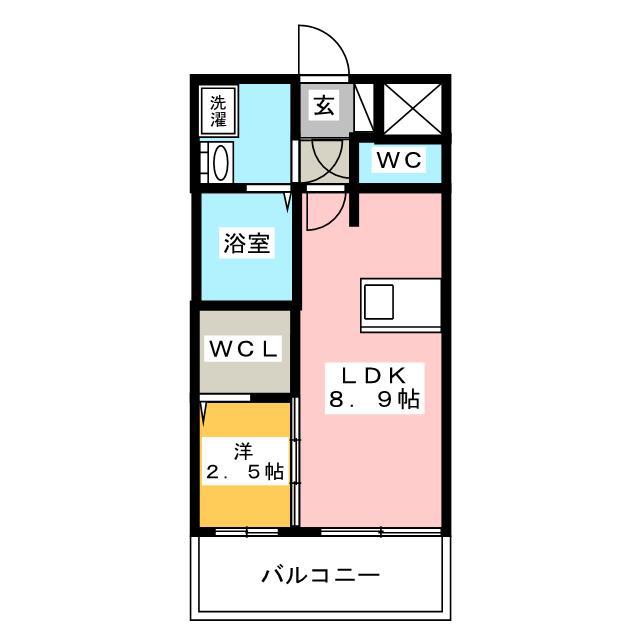 グランフォーレ博多駅東プレミア(1LDK/12階)の間取り写真