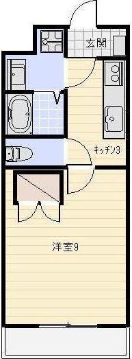 マンションセイバー(1K/1階)の間取り写真