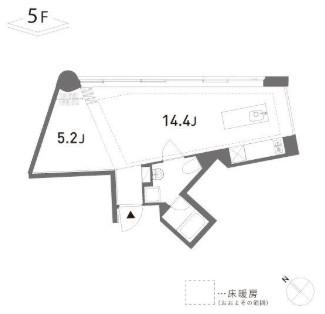 GROVE グローブ(1LDK/5階)の間取り写真