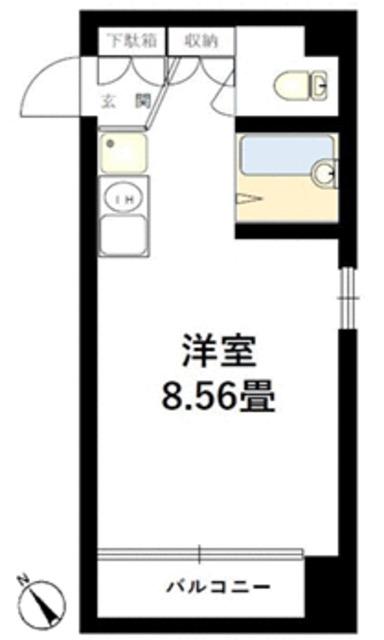 ドルミ大塚(ワンルーム/10階)の間取り写真