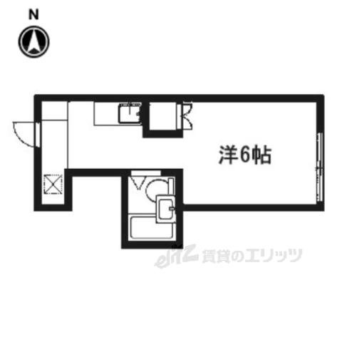 ジョイフル敷島(1K/2階)の間取り写真