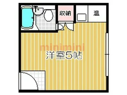 DWELL高槻(ワンルーム/3階)の間取り写真