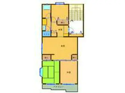 ダイヤモンドマンション1号館(3LDK/5階)の間取り写真