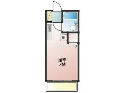 ストーンフィールドNO.3(ワンルーム/5階)の間取り写真