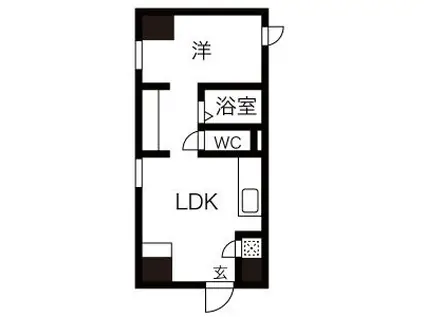 プリマヴェール名駅 ノルテ(1LDK/7階)の間取り写真