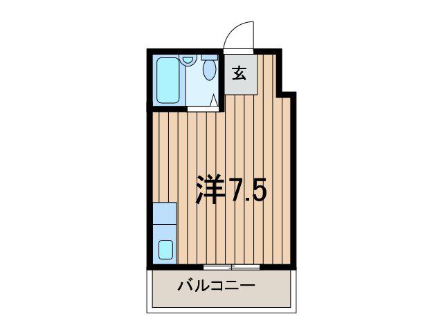 SKマンション(ワンルーム/2階)の間取り写真