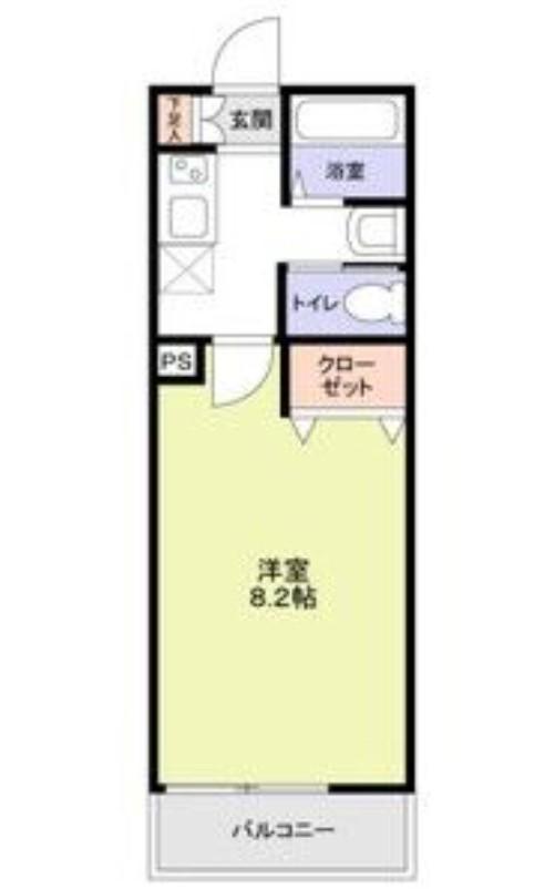 アファブルときわ台II(1K/1階)の間取り写真