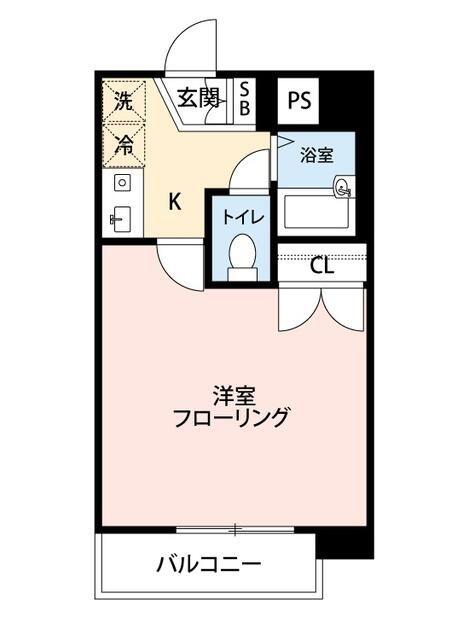 マイナビSTAYミライエ東京九段下(1K/10階)の間取り写真