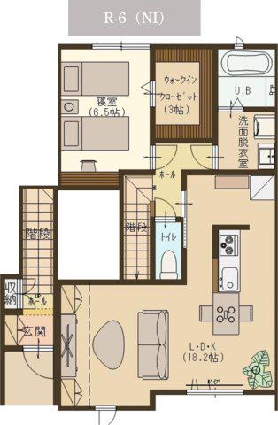 ユーソニアン柏崎・松波A(1LDK/1階)の間取り写真
