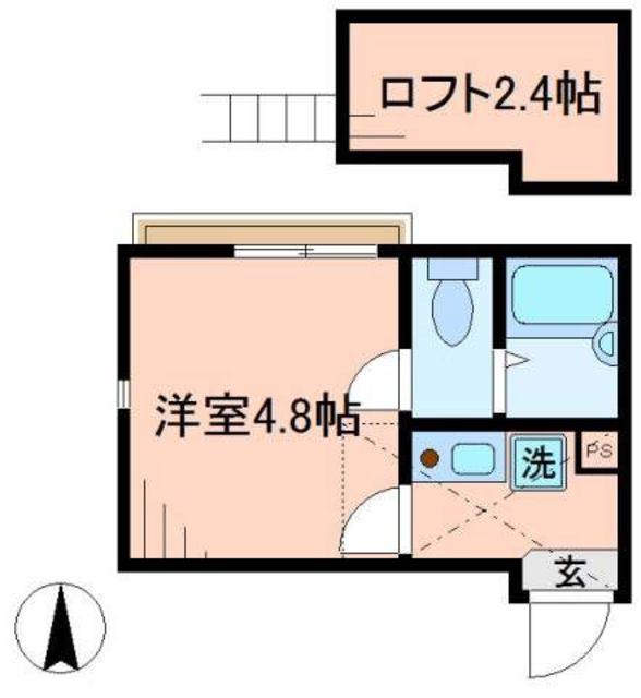 イル豊島園駅前(1K/3階)の間取り写真