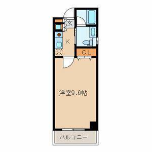サンモールエイト小石川(1K/8階)の間取り写真