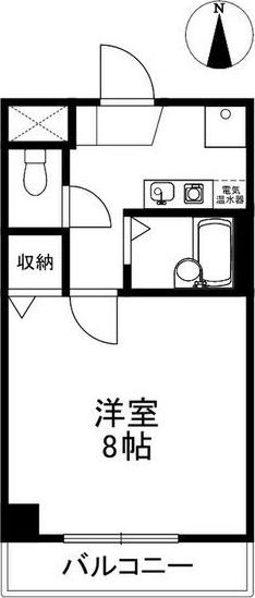 エクセレントハイツS(1K/5階)の間取り写真
