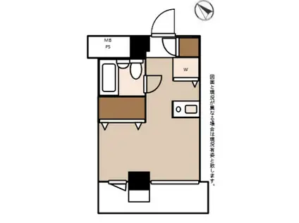 日興パレス川崎(1K/7階)の間取り写真