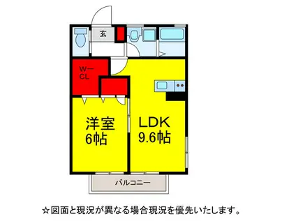 COURT EDOARDO(1LDK/2階)の間取り写真