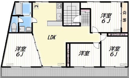 GRAFF(4LDK/2階)の間取り写真