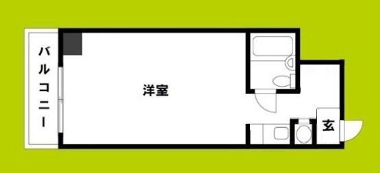 ティーズ桜川マンション(ワンルーム/3階)の間取り写真
