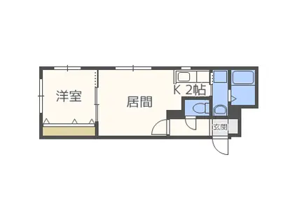 センテナリオL126(1LDK/3階)の間取り写真